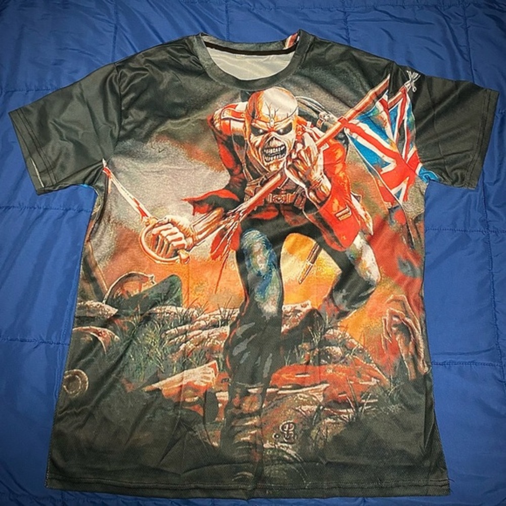 IRON MAIDEN | The Trooper | Rock Metal Music T-Shirt | Men’s Size M